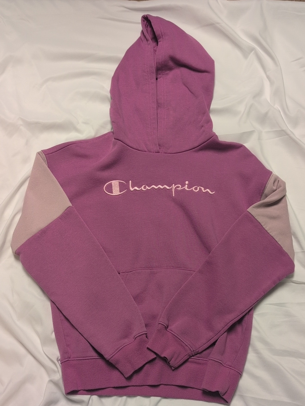 Champion Girls' Mauve & Light Mauve Hoodie